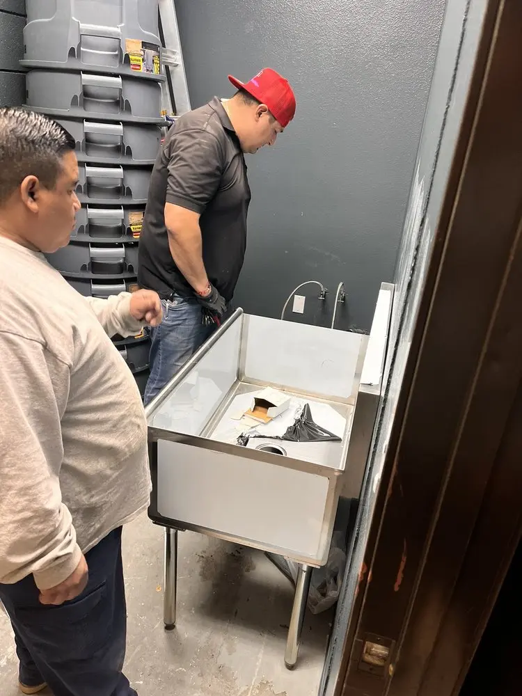 Commercial plumbing and sink installation in Pen Argyl
